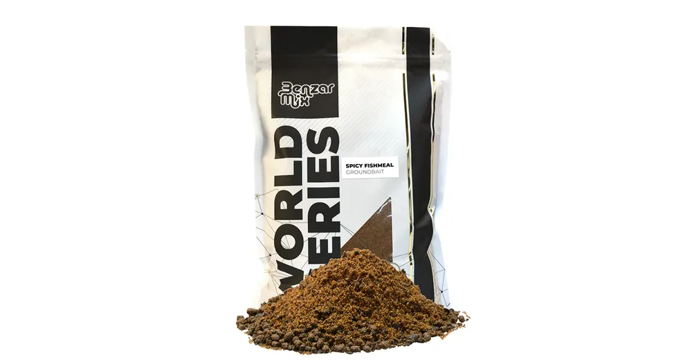 BENZAR MIX WORLD SERIES GROUNDBAIT SPICY FISHMEAL 800GR Betrouwbaar