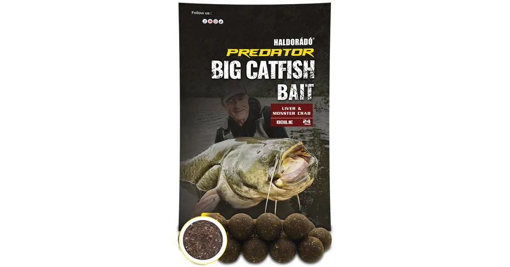 Haldorádó Catfish Bait Boilie 24+ - Liver & Monster Crab Rechtstreeks Van De Fabrikant