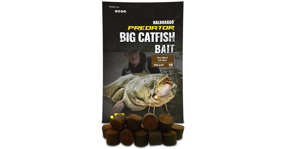 Haldorádó Catfish Bait Pellet 28 mm - Halibut Extra 1 kg Gratis Retour