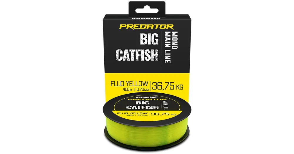 Haldorádó Predator Catfish Line Mono Fluo Yellow zsinór 0,70mm / 400m - 36,75 kg Gecertificeerd