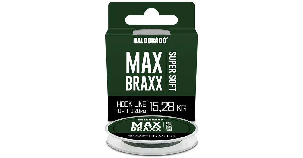 Alleen Vandaag Haldorádó Max Braxx - Super Soft Hook Line fonott zsinór 0,20 mm - 15,28 kg