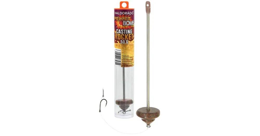 Hete Deal Haldorádó Pellet Bomb Casting Rocket 50 g - komplett fix végszerelék