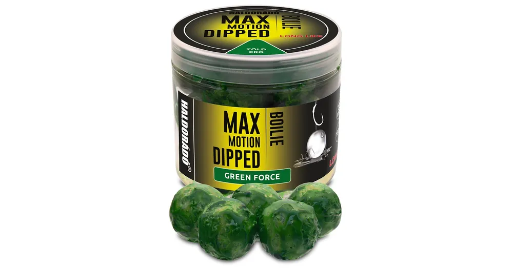 Laatste Kans Haldorádó MAX MOTION Boilie Dipped 20 mm - Green Force