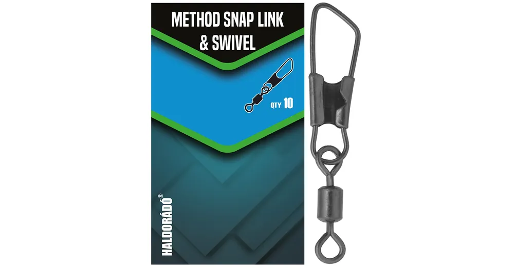 Hoge Kwaliteit Haldorádó Method Snap Link & Swivel - karabineres forgókapocs