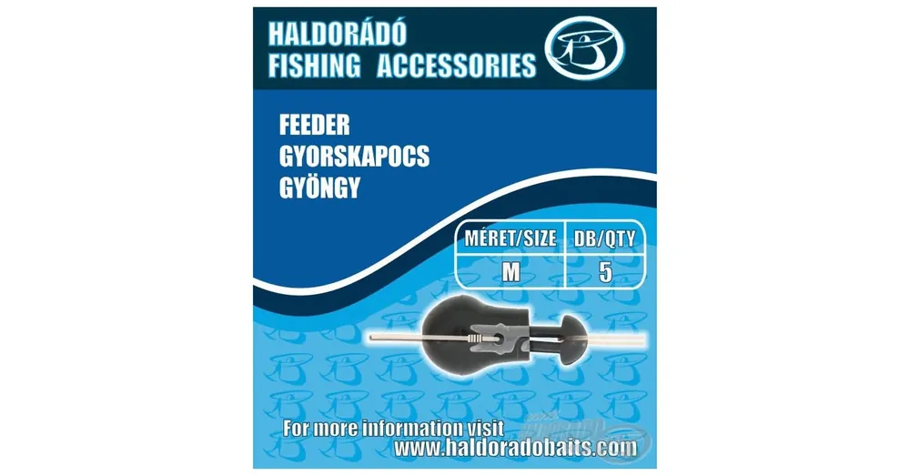 Haldorádó Feeder Gyorskapocs Gyöngy (M) Tijdelijk Beschikbaar