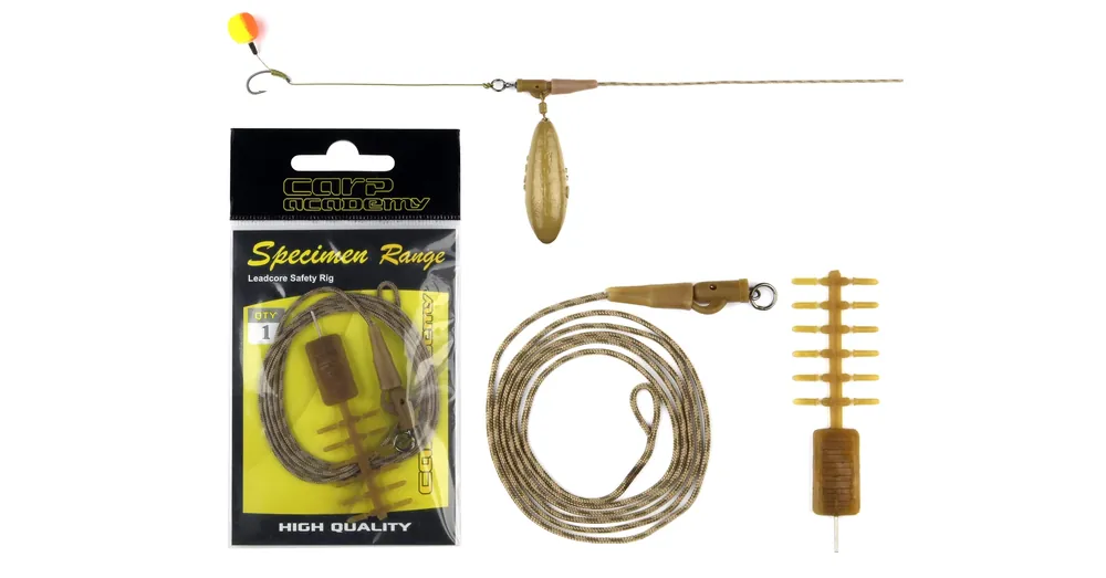 Koopje CARP ACADEMY Ólombetétes előke biztonsági kapoccsal 35lbs (359061)