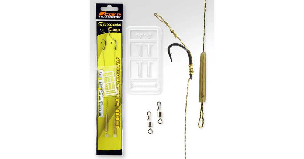 CARP ACADEMY Basic Super Rig Teflon 8-as méret 2db/cs Superprijs