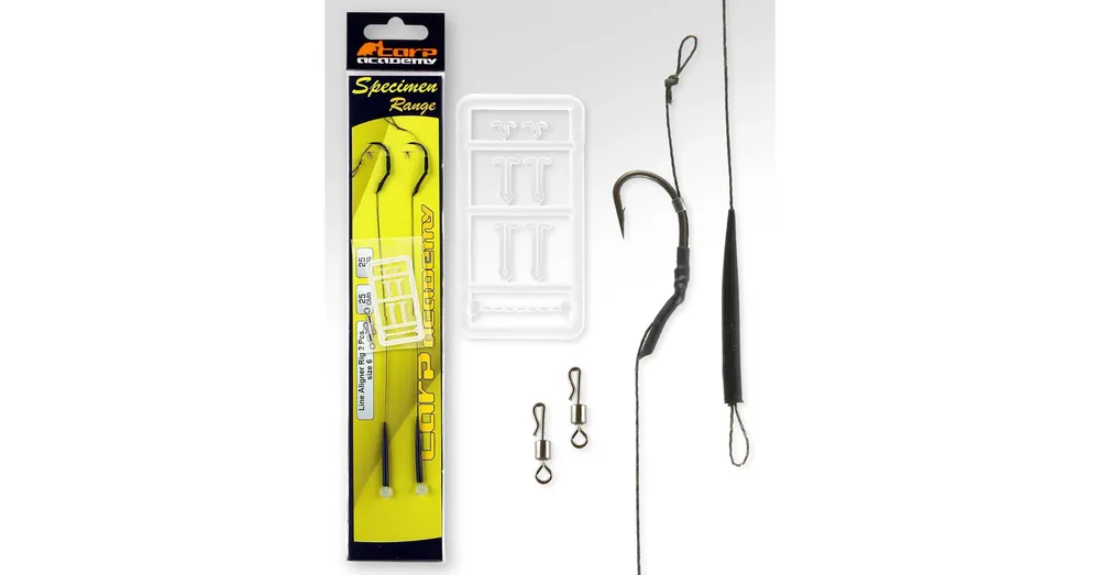 Bestseller CARP ACADEMY Line Aliger Rig 2db/cs 6-os méret