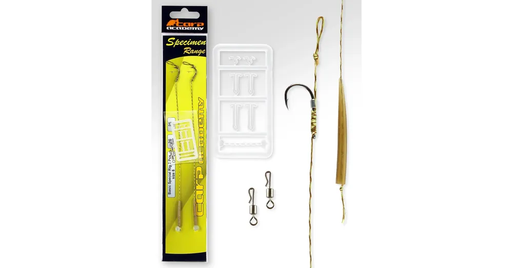 Fabrieksprijs CARP ACADEMY Basic Special Rig 8-as méret 2db/cs