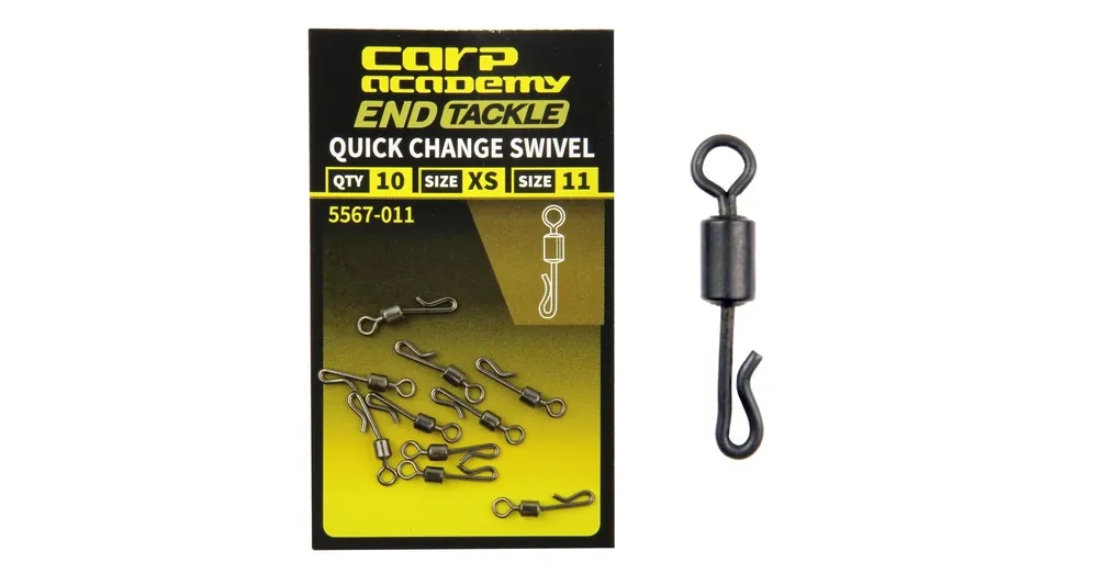 CARP ACADEMY Pontyozó gyorskapocs forgóval 9-es MS 10db/cs Speciale Aanbieding