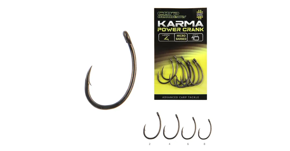 Gratis Retour CARP ACADEMY KARMA Power Crank 6 10db/cs