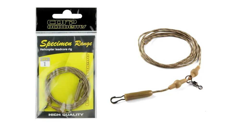 CARP ACADEMY Helicopter végszerelék ólombetétes zsinóron 35LBS Laatste Versie