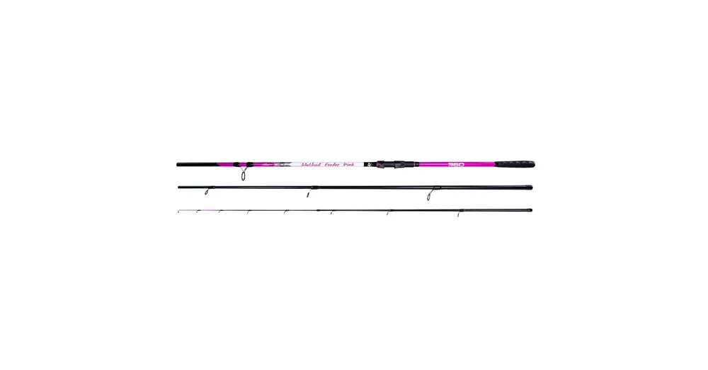 CARP EXPERT METHOD FEEDER PINK BOT 3,60 M 100-150G Seizoensaanbieding