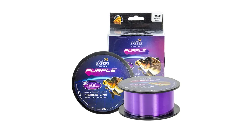 Aanbieding CARP EXPERT UV PURPLE 0,3 300M 12,5 PURPLE