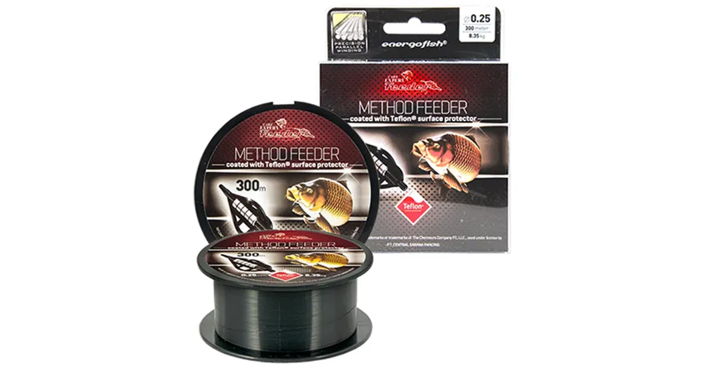 ZSINÓR CARP EXPERT METHOD FEEDER TEFLON 300m 0.25mm Favoriet