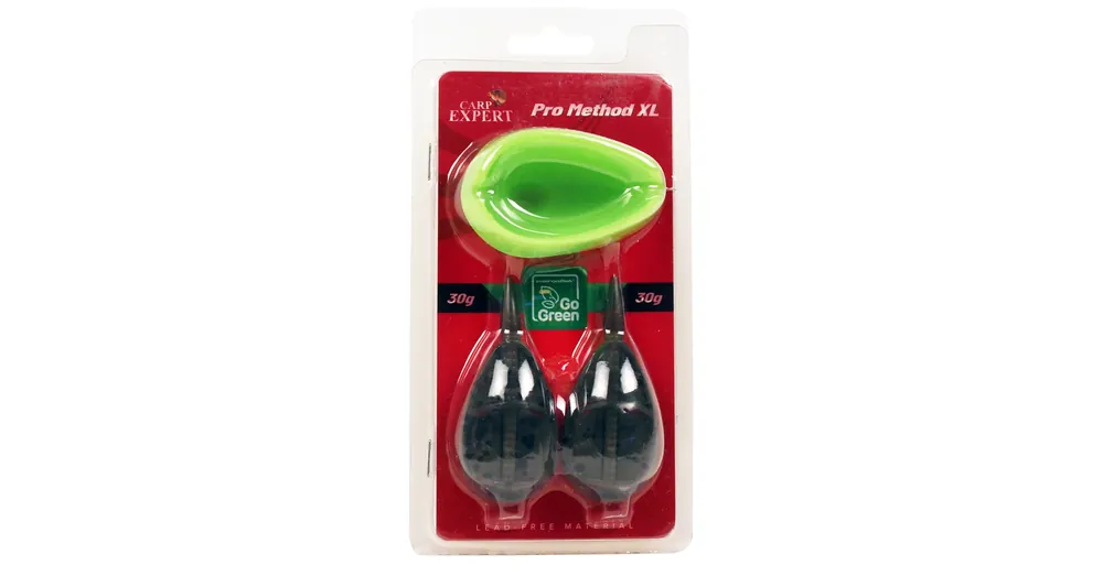 CARP EXPERT PRO METHOD XL 40G+40G TÖMKÖDŐVEL GO GREEN CINK ÖTVÖZET Beste Prijs