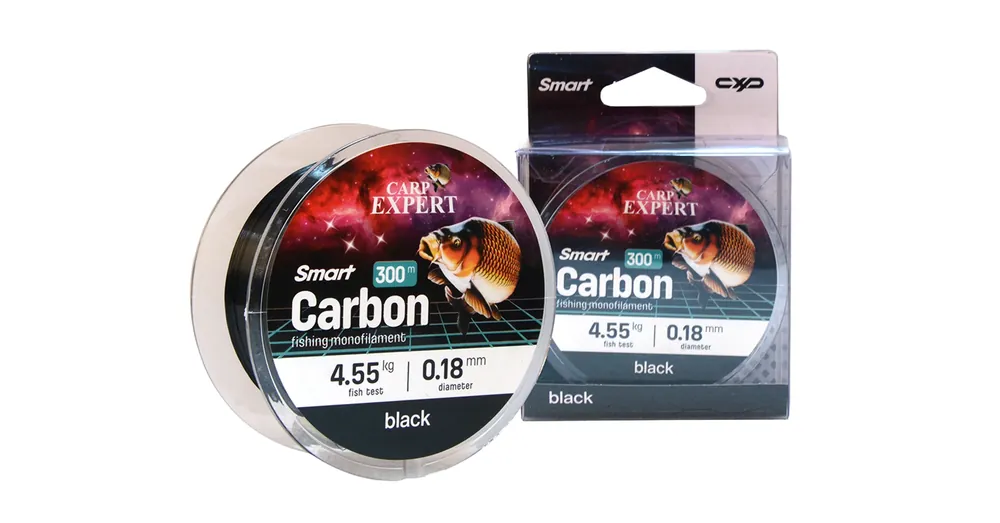 Direct Beschikbaar CARP EXPERT SMART CARBON 0,18MM 300MBLACK 4,55KG