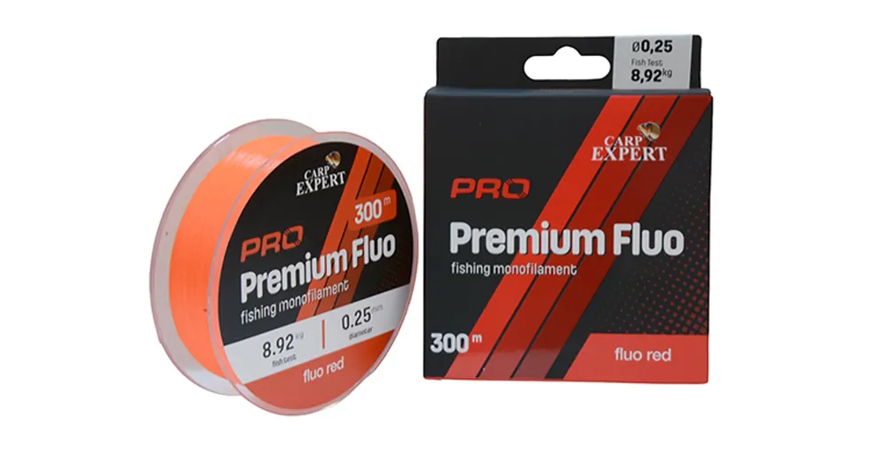Beste Prijs CARP EXPERT PROPREMIUM FLUO RED 0,20MM 300M FLUO RED 5,47KG