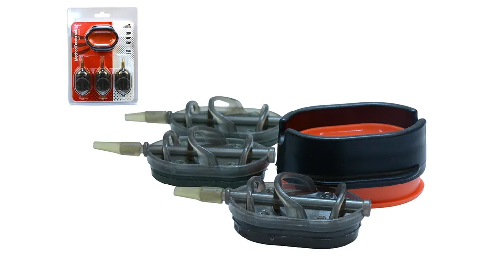 Lage Kosten CARP EXPERT OVAL METHOD KOSÁR SZETT TÖLTŐVEL 30G+40G+50G
