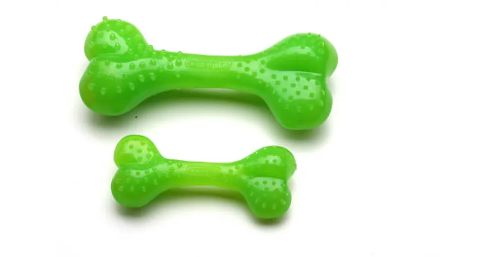 Comfy Green Dental Bone - fogtisztítós játék (csont) kutyák részére (8,5x4x2cm) Express Levering