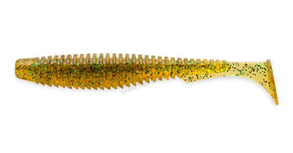 Aanbieding FISHUP U Shad 2es 10db 036 Caramel Green Black
