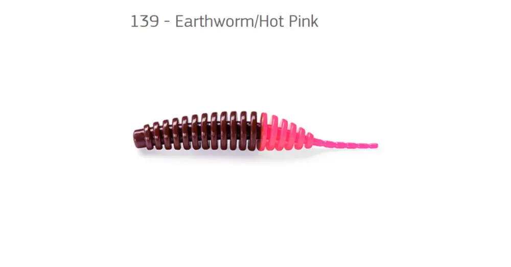 Aanbieding FISHUP Tanta 2" 9db - Earthworm/Hot Pink