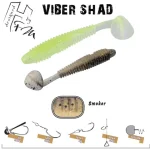 VIBER SHAD 3.8" 9.7cm SMOKER Gereduceerde Prijs
