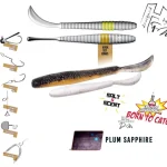 Aanbieding LEFTAIL WORM 4.8" 12cm Plum Sapphire