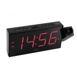 Aanbieding Home LTCP 01 digitális, LED ébresztőóra projektorral, 24 órás folyamatos időkivetítés, háromféle fényerősség, elemes vagy hálózati tápellátás